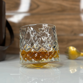 Revolving Diamond Glass